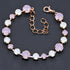 Aproce "Klasika II (Rose Water Opal)" ar Swarovski™ kristāliem